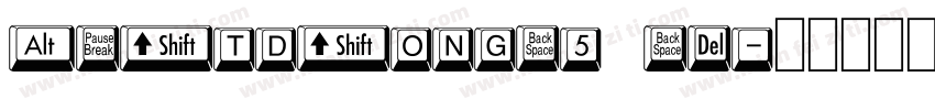 ARStdSongB5 BD字体转换